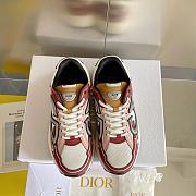 Dior B30 Sneaker Red and Pink Technical Fabric - 3