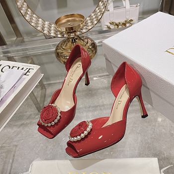 Dior High Heels Pearl Rose D5102-01 (9cm)