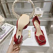 Dior High Heels Pearl Rose D5102-01 (9cm) - 6