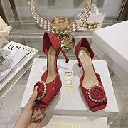 Dior High Heels Pearl Rose D5102-01 (9cm) - 4