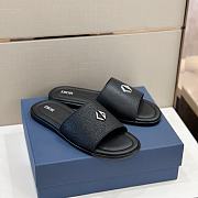 Dior Slide Ostrich Pattern Straps D7410-01 - 6