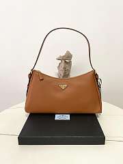 Prada Aimée Leather Caramel Size 31x18x10cm - 2
