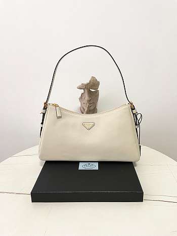 Prada Aimée Leather White Size 31x18x10cm