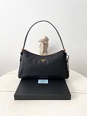 Prada Aimée Leather Black Size 31x18x10cm - 2