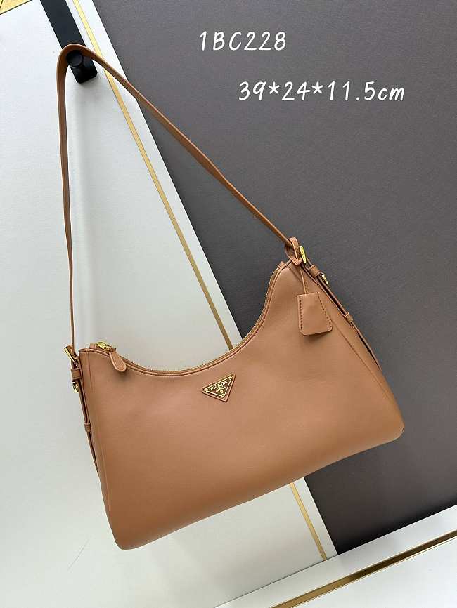 Prada Aimée Leather Caramel Size 39x24x11cm - 1