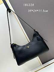 Prada Aimée Leather Black Size 39x24x11cm - 3