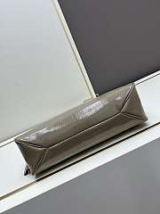 Prada Aimée Patent Leather Brown Bag Size 34x19x10cm - 3