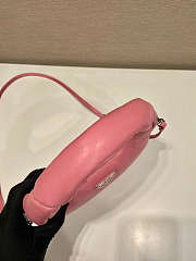 Prada Soft Mini Leather Tote Bag Pink Size 21x12x6cm - 4