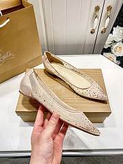 Christian Louboutin Follies Strass Flat Rhinestones C2205-01 - 2