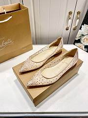 Christian Louboutin Follies Strass Flat Rhinestones C2205-01 - 6