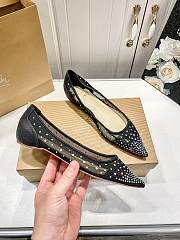 Christian Louboutin Follies Strass Flat Rhinestones C2205-02 - 2