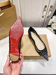 Christian Louboutin Follies Strass Flat Rhinestones C2205-02 - 3