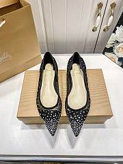 Christian Louboutin Follies Strass Flat Rhinestones C2205-02 - 6