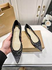 Christian Louboutin Follies Strass Flat Rhinestones C2205-02 - 5