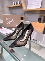 Christian Louboutin Follies Strass Heels Black 10cm - 1