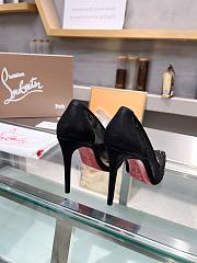 Christian Louboutin Follies Strass Heels Black 10cm - 6