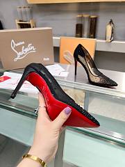Christian Louboutin Follies Strass Heels Black 10cm - 4