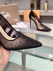 Christian Louboutin Follies Strass Heels Black 10cm - 2