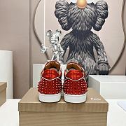 Christian Louboutin Fun Louis Junior Spikes Red - 4