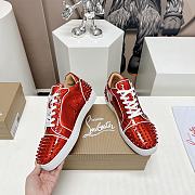 Christian Louboutin Fun Louis Junior Spikes Red - 2