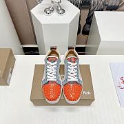 Christian Louboutin Fun Louis Junior Spikes Crocembossed - 6