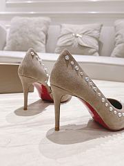 Christian Louboutin Heels C0254 Velvet lrishell 9cm - 3