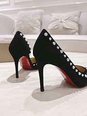 Christian Louboutin Heels C0255 Velvet lrishell 9cm - 2