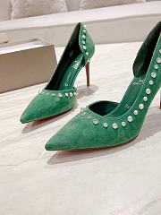 Christian Louboutin Heels C0256 Velvet lrishell 9cm - 6
