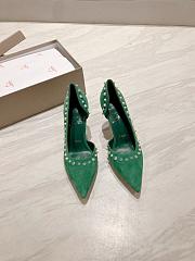 Christian Louboutin Heels C0256 Velvet lrishell 9cm - 4