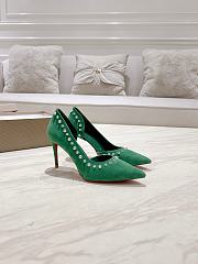 Christian Louboutin Heels C0256 Velvet lrishell 9cm - 3