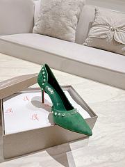 Christian Louboutin Heels C0256 Velvet lrishell 9cm - 2