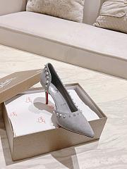 Christian Louboutin Heels C0257 Velvet lrishell 9cm - 3