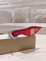 Christian Louboutin Heels C0257 Velvet lrishell 9cm - 4