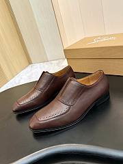 Christian Louboutin Loafer Cowhide Brown C1402 - 1
