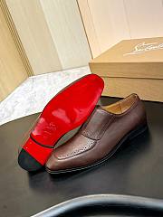 Christian Louboutin Loafer Cowhide Brown C1402 - 4