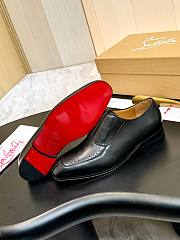 Christian Louboutin Loafer Cowhide Brown C1404 - 4