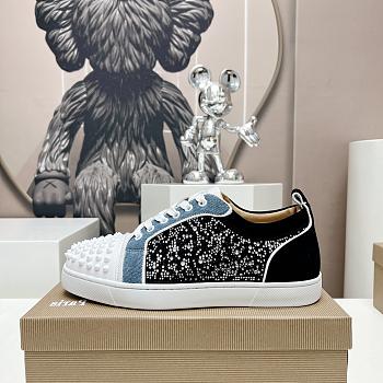 Christian Louboutin Louis Junior Spikes Orlato Black