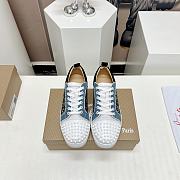 Christian Louboutin Louis Junior Spikes Orlato Black - 6