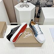 Christian Louboutin Louis Junior Spikes Orlato Black - 5