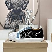 Christian Louboutin Louis Junior Spikes Orlato Black - 2