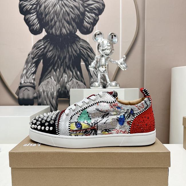 Christian Louboutin Studded Multicolor Patchwork - 1