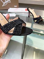 Christian Louboutin Mariza ls C2510 Strass Red Sole - 6