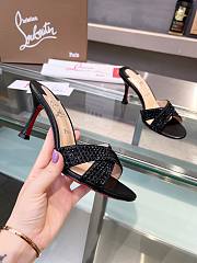Christian Louboutin Mariza ls C2510 Strass Red Sole - 5