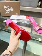 Christian Louboutin Mariza ls C2511 Strass Red Sole - 5