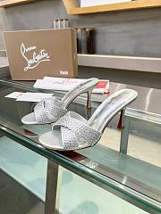 Christian Louboutin Mariza ls C2512 Strass Red Sole - 1