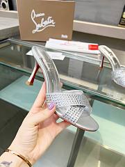 Christian Louboutin Mariza ls C2512 Strass Red Sole - 5