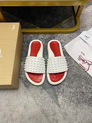Christian Louboutin Slide Classic Spike Flat C3614 - 1