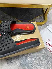 Christian Louboutin Slide Classic Spike Flat C3615 - 2