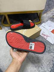 Christian Louboutin Slide Classic Spike Flat C3615 - 5
