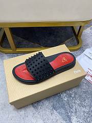 Christian Louboutin Slide Classic Spike Flat C3615 - 6